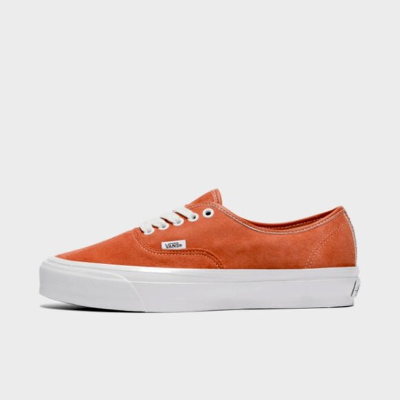 VANS Elevated Suede Premium Authentic 44 Shoe Sneakers Amber Orange Mens 13 - Picture 3 of 8